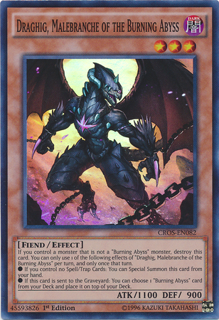 Draghig, Malebranche of the Burning Abyss [CROS-EN082] Super Rare | Arkham Games and Comics