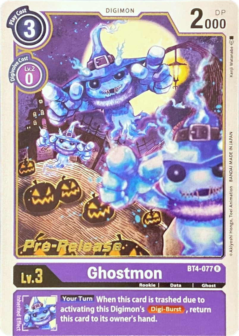 Ghostmon [BT4-077] [Great Legend Pre-Release Promos] | Arkham Games and Comics