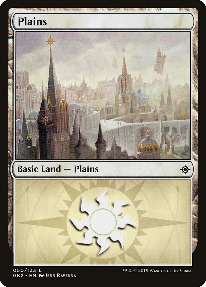 Plains (50) [Ravnica Allegiance Guild Kit] | Arkham Games and Comics