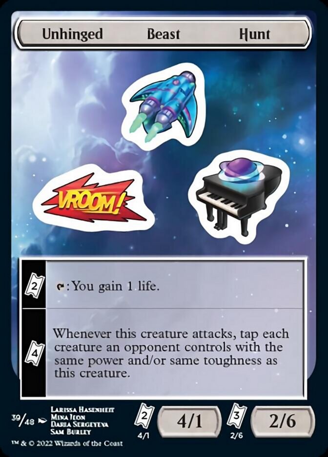 Unhinged Beast Hunt [Unfinity Stickers] | Arkham Games and Comics
