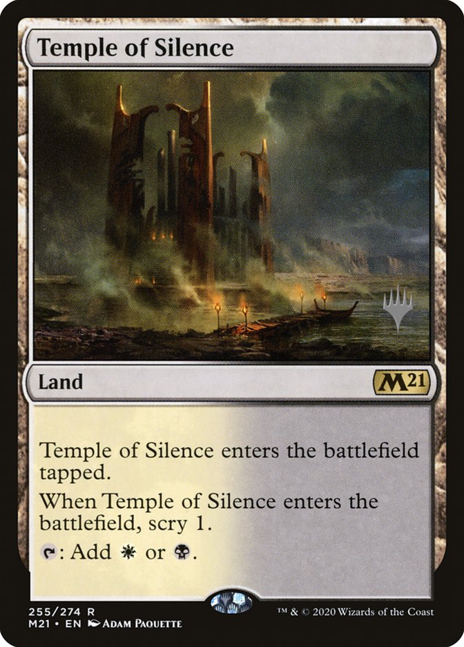 Temple of Silence (Promo Pack) [Core Set 2021 Promos] | Arkham Games and Comics