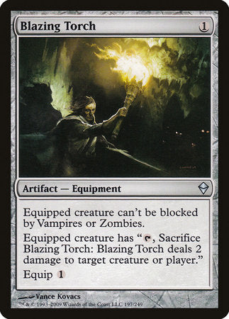 Blazing Torch [Zendikar] | Arkham Games and Comics