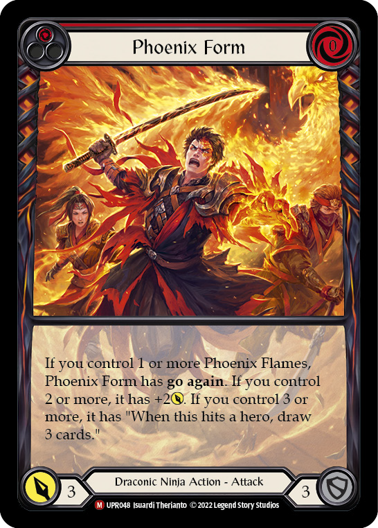 Phoenix Form (Extended Art) [UPR048] (Uprising)  Rainbow Foil | Arkham Games and Comics