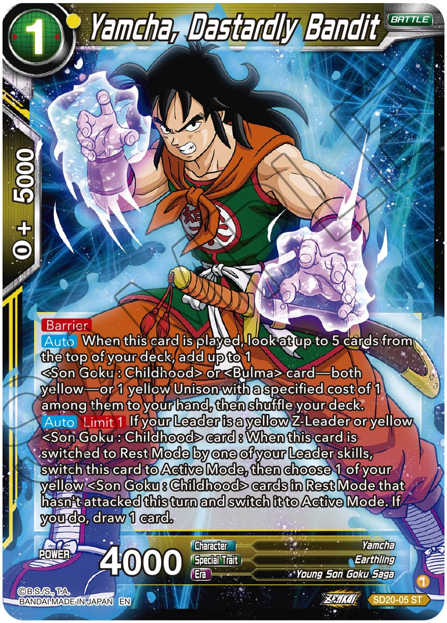 Yamcha, Dastardly Bandit (SD20-05) [Dawn of the Z-Legends] | Arkham Games and Comics
