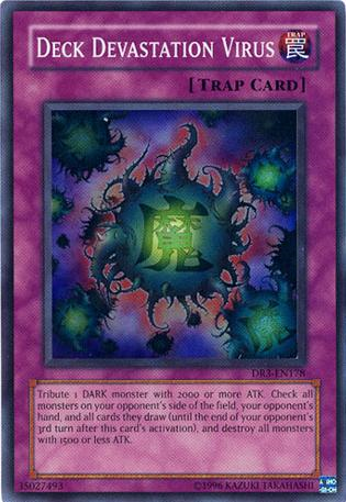 Deck Devastation Virus [DR3-EN178] Super Rare | Arkham Games and Comics