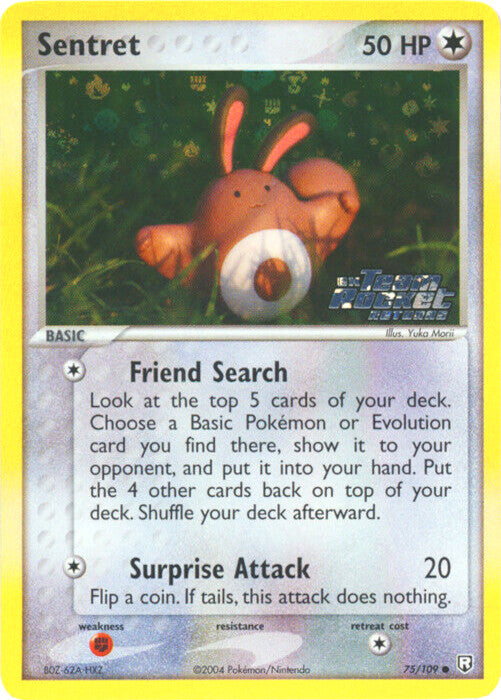 Sentret (75/109) (Stamped) [EX: Team Rocket Returns] | Arkham Games and Comics