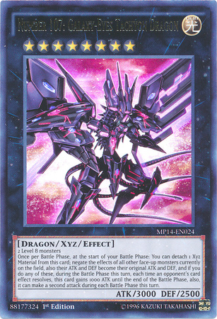 Number 107: Galaxy-Eyes Tachyon Dragon [MP14-EN024] Ultra Rare | Arkham Games and Comics