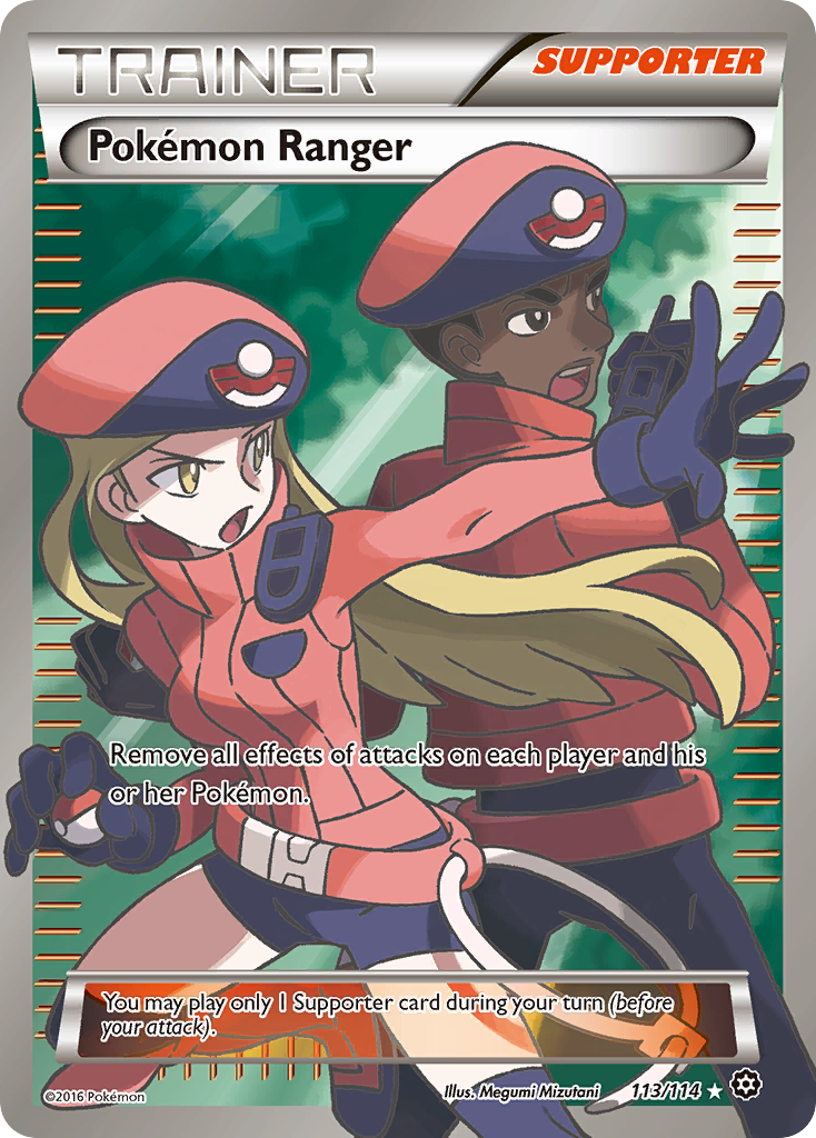 Pokemon Ranger (113/114) [XY: Steam Siege] | Arkham Games and Comics