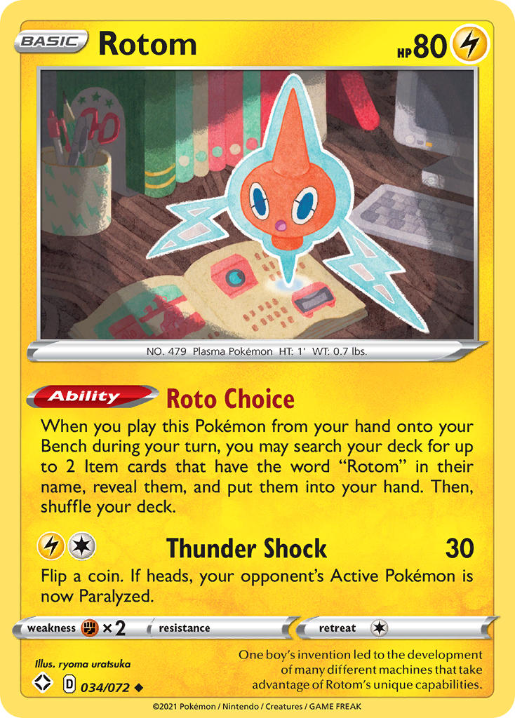 Rotom (034/072) [Sword & Shield: Shining Fates] | Arkham Games and Comics