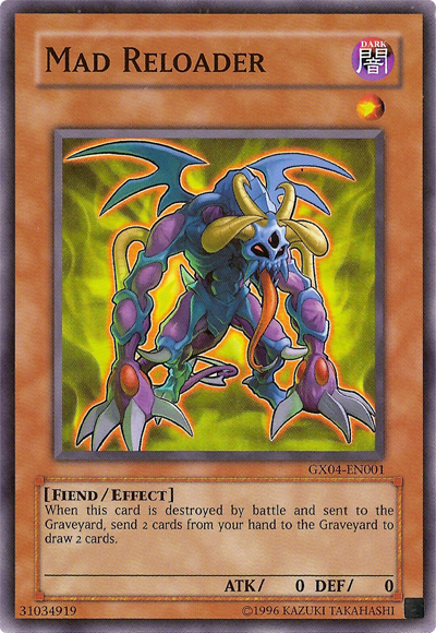 Mad Reloader (GX Tag Force 2) [GX04-EN001] Super Rare | Arkham Games and Comics