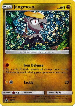 Jangmo o (SM40) (General Mills Promo) [Sun & Moon: Black Star Promos] | Arkham Games and Comics