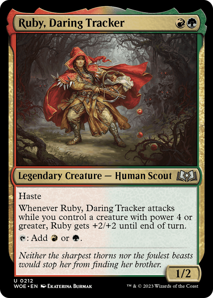 Ruby, Daring Tracker [Wilds of Eldraine] | Arkham Games and Comics