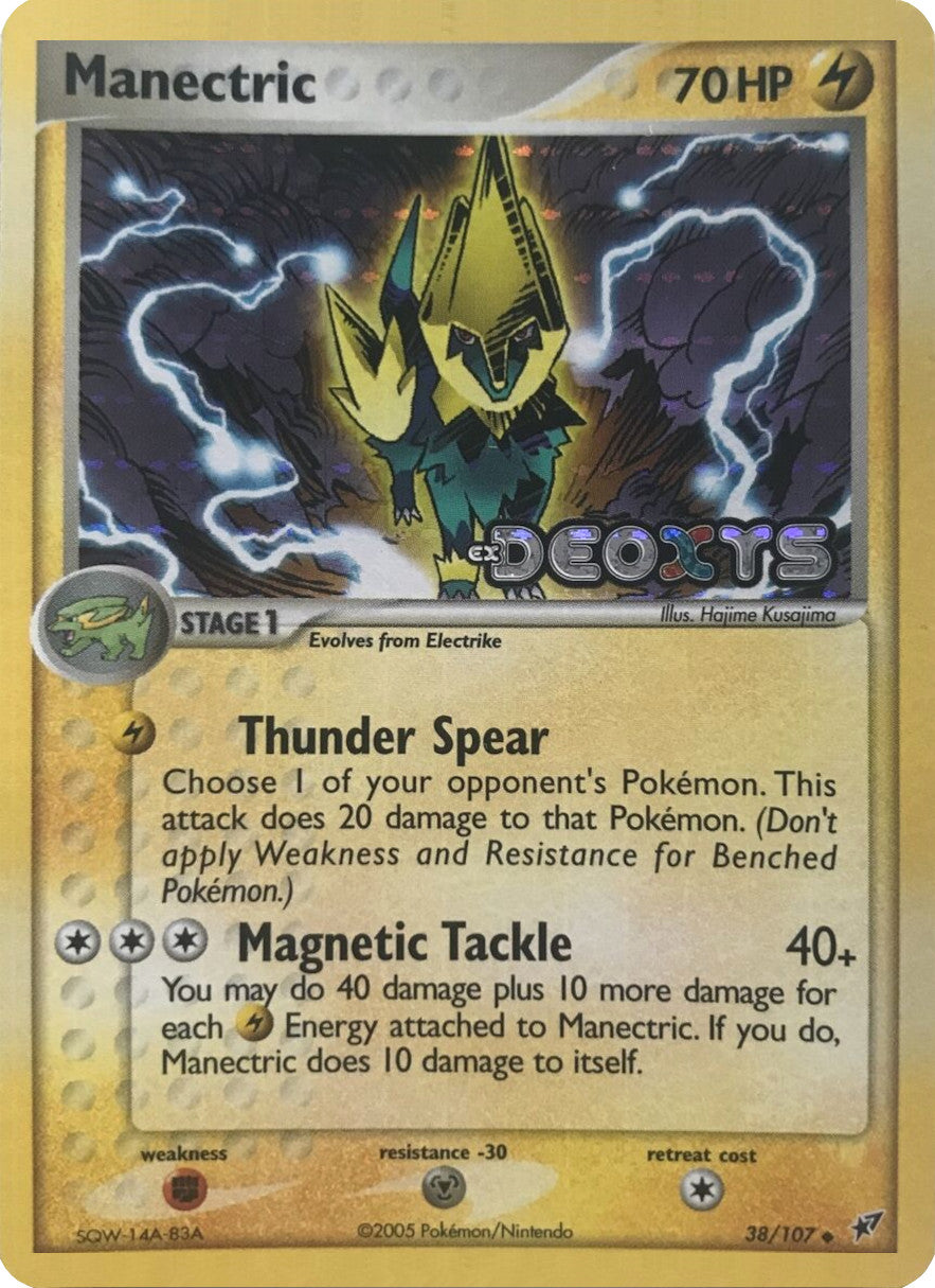 Manectric (38/107) (Stamped) [EX: Deoxys] | Arkham Games and Comics