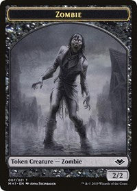 Zombie // Golem Double-Sided Token [Modern Horizons Tokens] | Arkham Games and Comics