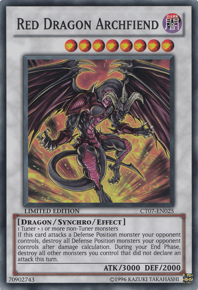 Red Dragon Archfiend [CT07-EN025] Super Rare | Arkham Games and Comics