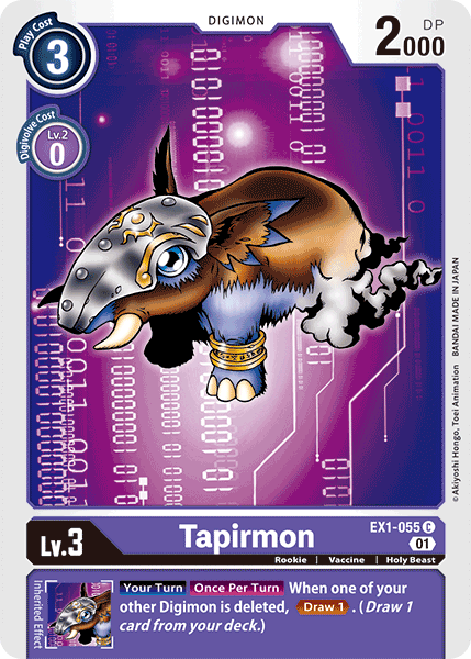 Tapirmon [EX1-055] [Classic Collection] | Arkham Games and Comics