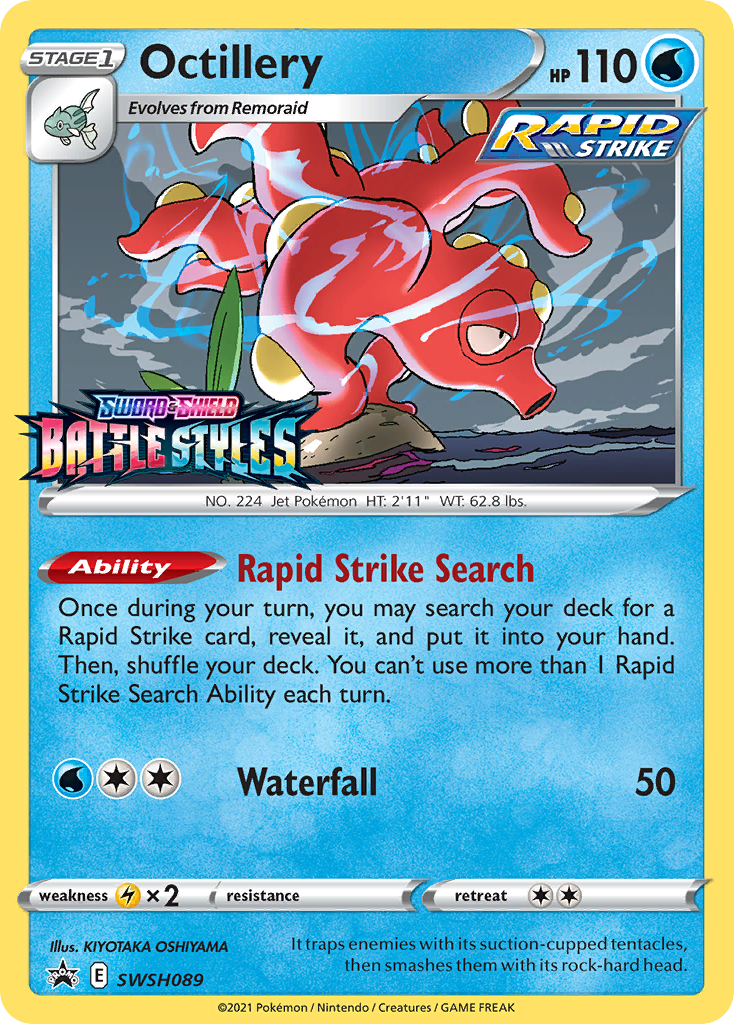 Octillery (SWSH089) (Prerelease Promo) [Sword & Shield: Black Star Promos] | Arkham Games and Comics