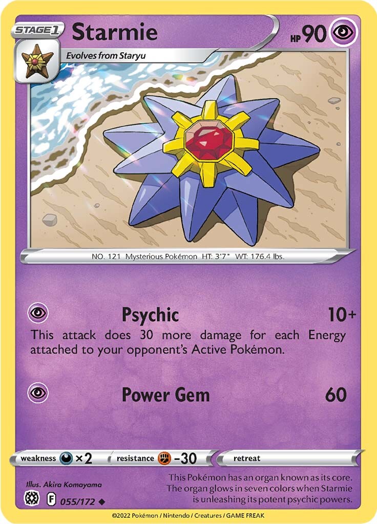 Starmie (055/172) [Sword & Shield: Brilliant Stars] | Arkham Games and Comics