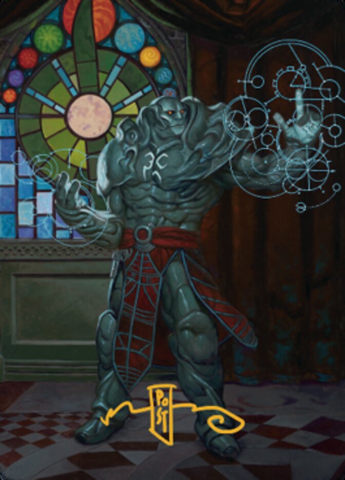 Karn, Living Legacy Art Card 2 (Gold-Stamped Signature) [Dominaria United Art Series] | Arkham Games and Comics