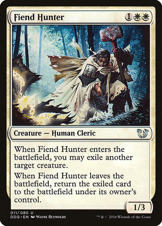 Fiend Hunter [Duel Decks: Blessed vs. Cursed] | Arkham Games and Comics