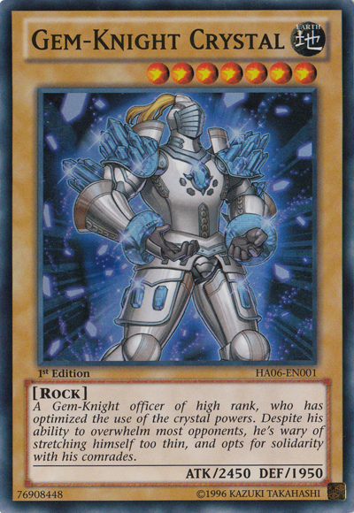 Gem-Knight Crystal [HA06-EN001] Super Rare | Arkham Games and Comics