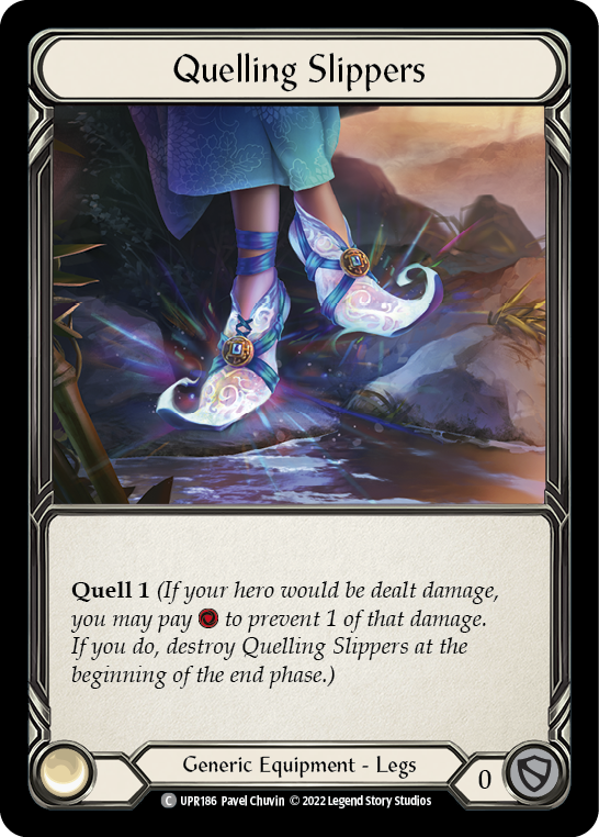 Quelling Slippers [UPR186] (Uprising)  Cold Foil | Arkham Games and Comics