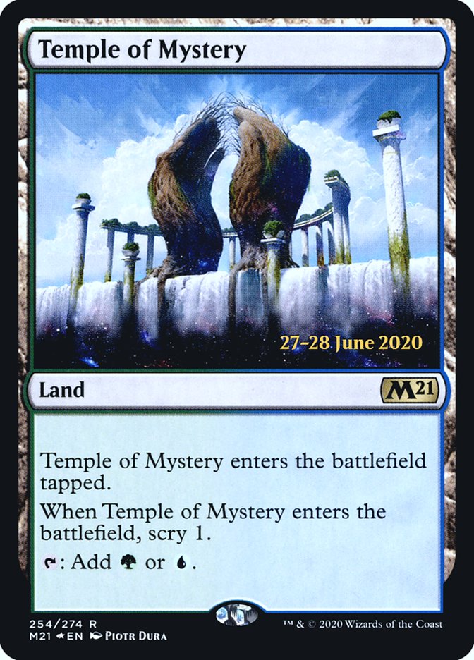 Temple of Mystery  [Core Set 2021 Prerelease Promos] | Arkham Games and Comics