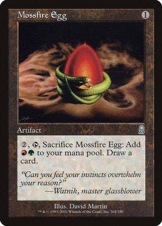 Mossfire Egg [Odyssey] | Arkham Games and Comics