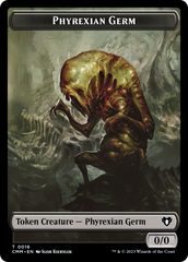 Eldrazi // Phyrexian Germ Double-Sided Token [Commander Masters Tokens] | Arkham Games and Comics