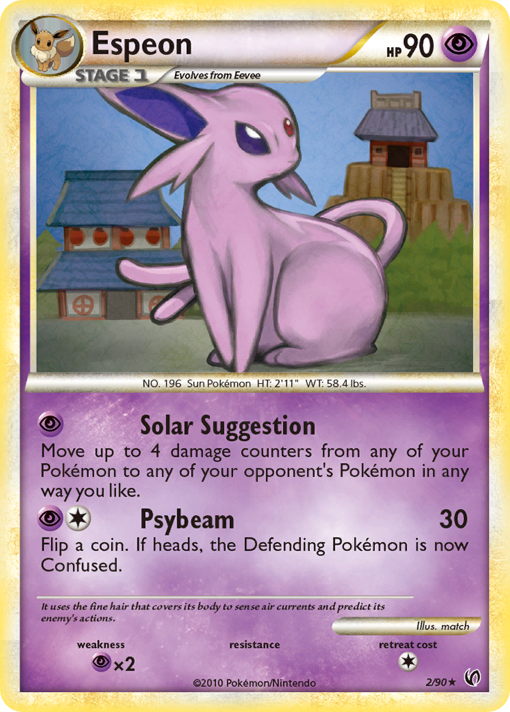 Espeon (2/90) [HeartGold & SoulSilver: Undaunted] | Arkham Games and Comics