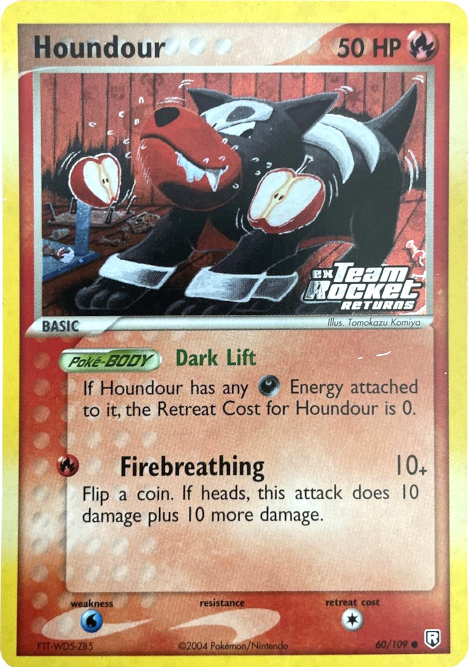 Houndour (60/109) (Stamped) [EX: Team Rocket Returns] | Arkham Games and Comics