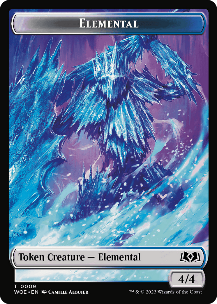 Elemental Token [Wilds of Eldraine Tokens] | Arkham Games and Comics