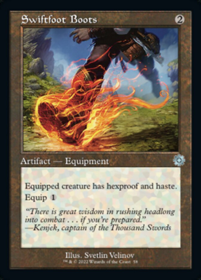 Swiftfoot Boots (Retro) [The Brothers' War Retro Artifacts] | Arkham Games and Comics