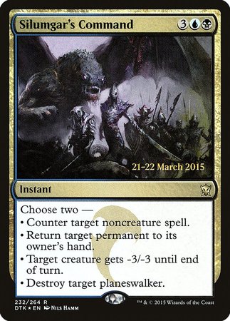 Silumgar's Command [Dragons of Tarkir Promos] | Arkham Games and Comics