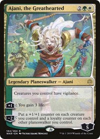 Ajani, the Greathearted [Promo Pack: Throne of Eldraine] | Arkham Games and Comics