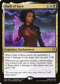 Oath of Kaya [Promo Pack: Throne of Eldraine] | Arkham Games and Comics