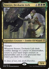 Storrev, Devkarin Lich [Promo Pack: Throne of Eldraine] | Arkham Games and Comics