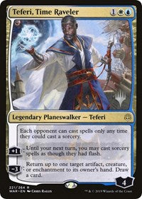 Teferi, Time Raveler [Promo Pack: Throne of Eldraine] | Arkham Games and Comics