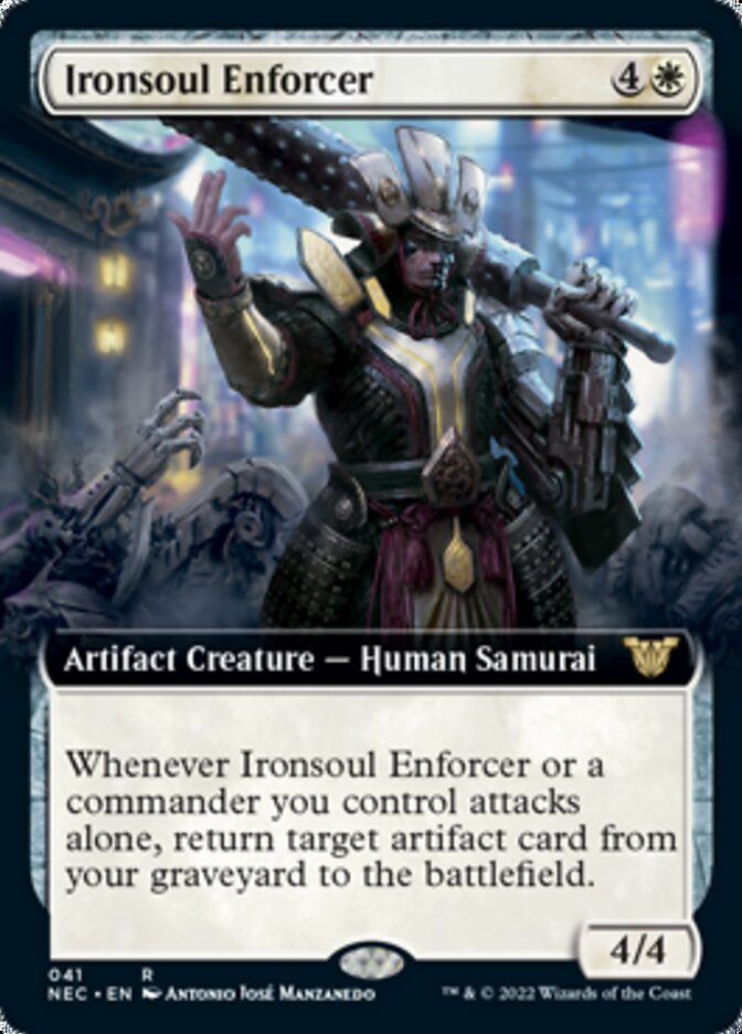 Ironsoul Enforcer (Extended) [Kamigawa: Neon Dynasty Commander] | Arkham Games and Comics