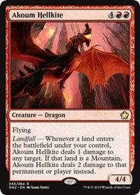 Akoum Hellkite [Magic Game Night 2019] | Arkham Games and Comics