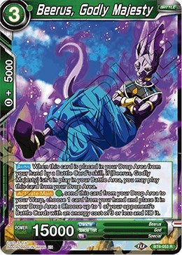 Beerus, Godly Majesty [BT8-053] | Arkham Games and Comics