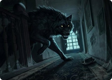 Primal Adversary Art Card [Innistrad: Midnight Hunt Art Series] | Arkham Games and Comics