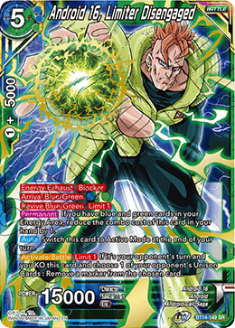 Android 16, Limiter Disengaged (BT14-149) [Cross Spirits] | Arkham Games and Comics