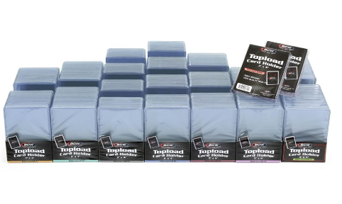 Mixed Case of Thick Card Topload Holders | Arkham Games and Comics