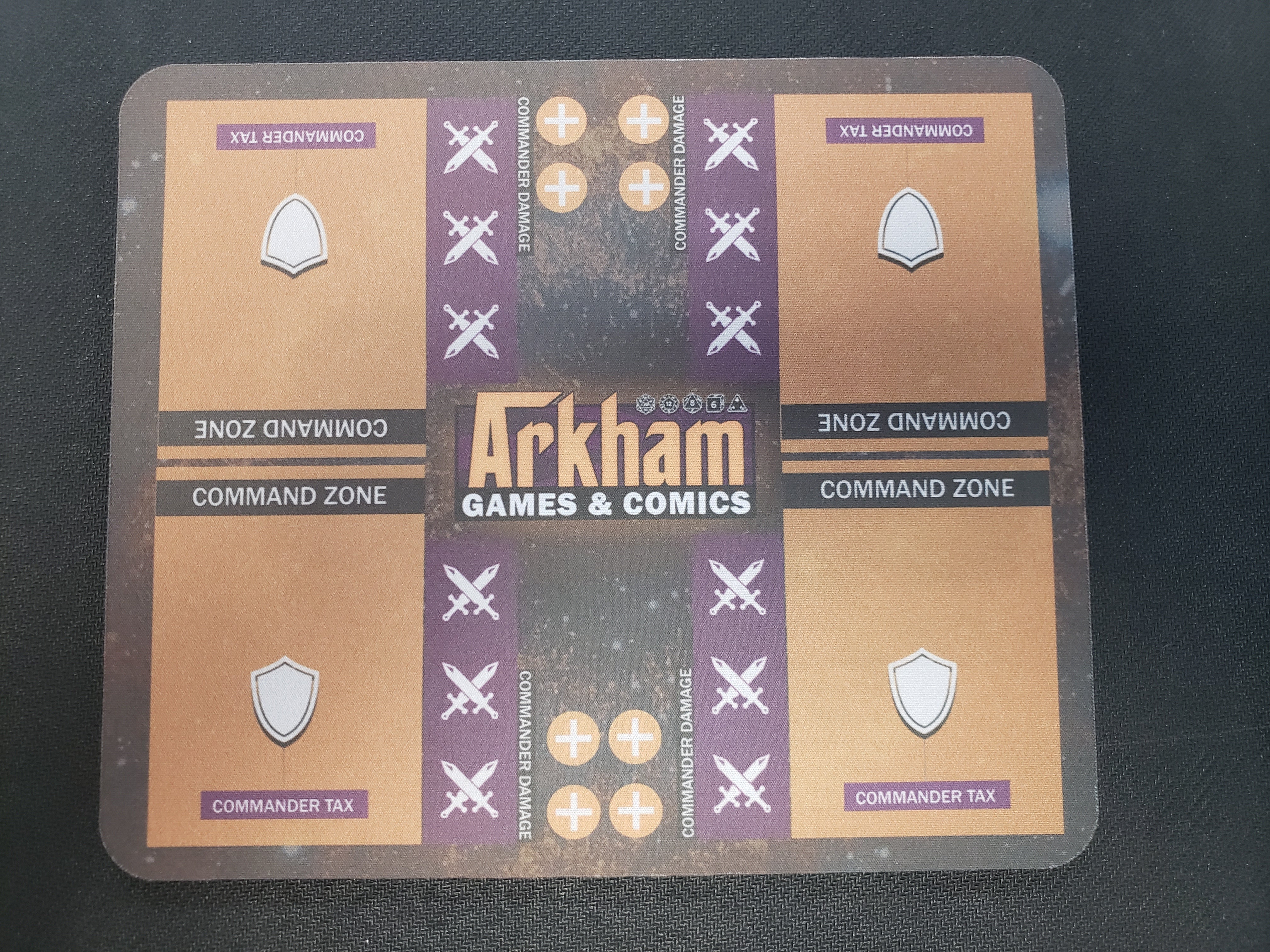 Arkham Commander Mat | Arkham Games and Comics