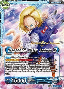 Android 18 // Dependable Sister Android 18 (Malicious Machinations) [BT8-023_PR] | Arkham Games and Comics