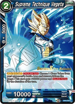 Supreme Technique Vegeta (Malicious Machinations) [BT8-029_PR] | Arkham Games and Comics