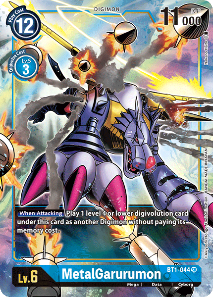 MetalGarurumon [BT1-044] (Alternate Art) [Release Special Booster Ver.1.0] | Arkham Games and Comics