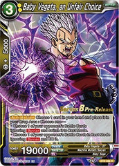 Baby Vegeta, an Unfair Choice (Malicious Machinations) [BT8-082_PR] | Arkham Games and Comics