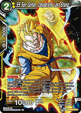 SS Son Gohan, Desperate Last Stand (Common) [BT13-097] | Arkham Games and Comics